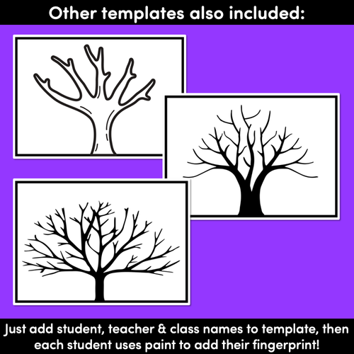 Resource preview 2 for End of Year Class Fingerprints Templates