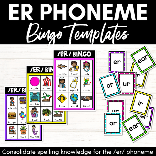 Resource preview 1 for ER SOUND BINGO