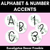 1 for EUCALYPTUS DECOR Alphabet & Number Accents