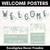1 for EUCALYPTUS DECOR Welcome Posters