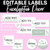 1 for EUCALYPTUS DECOR Editable Labels