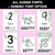 3 for EUCALYPTUS DECOR Number Posters