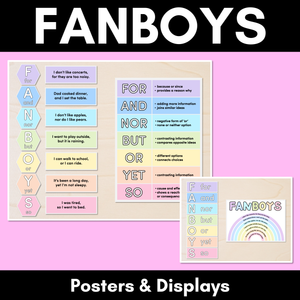FANBOY Poster Displays for Coordinating Conjunctions