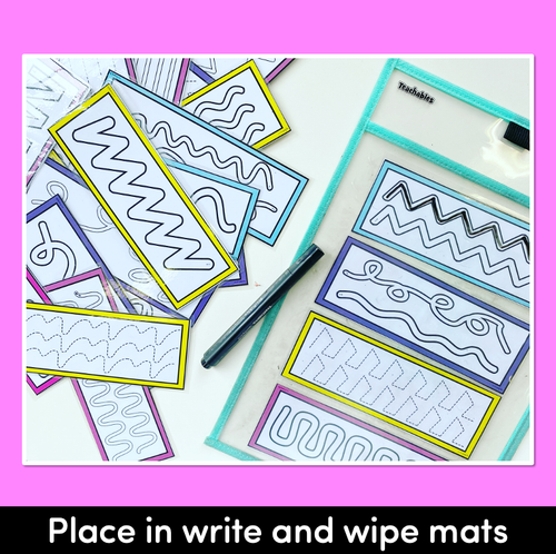 Resource preview 2 for FINE MOTOR SKILLS KINDERGARTEN | TRACING MATS