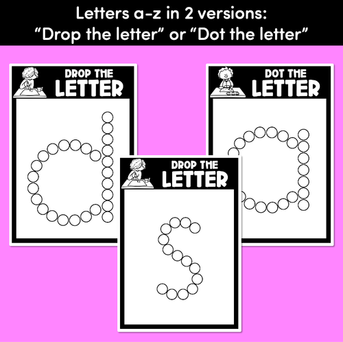 Resource preview 3 for FINE MOTOR KINDERGARTEN ACTIVITIES | DOT OR DROP