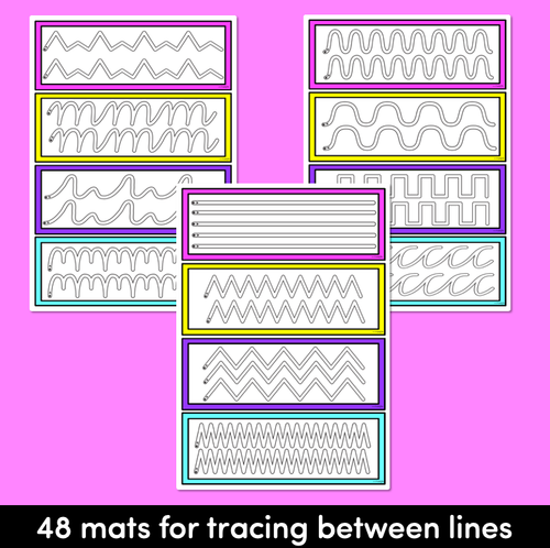 Resource preview 4 for FINE MOTOR SKILLS KINDERGARTEN | TRACING MATS