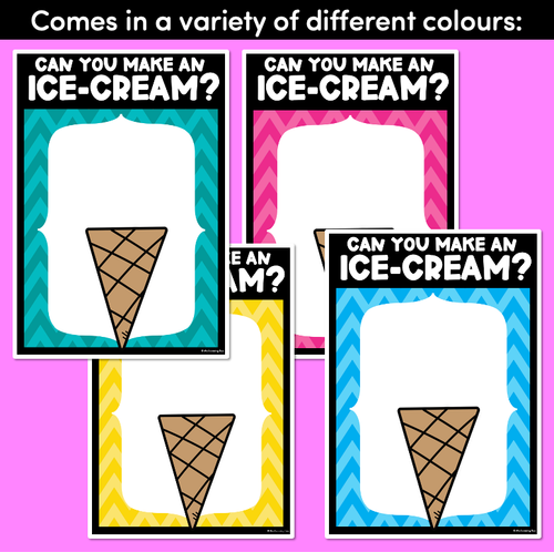 Resource preview 2 for FINE MOTOR KINDERGARTEN ACTIVITY | Make a Pom Pom Ice-Cream