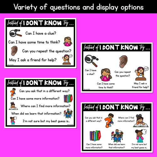 Resource preview 2 for No Hands Up Templates