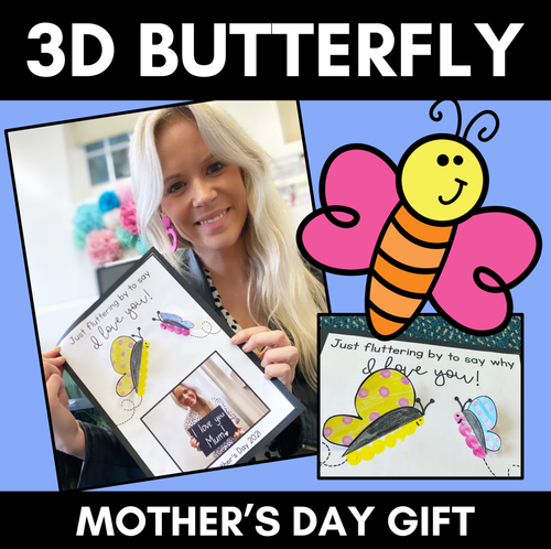 Resource preview 1 for 3D Butterfly Craft for Mother's Day