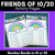 1 for Friends of Ten and Friends of Twenty Activity Pages (Friends of 10/Friends of 20)