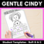 1 for GENTLE CINDY - Student Templates for Soft G and Soft C Spelling Rule