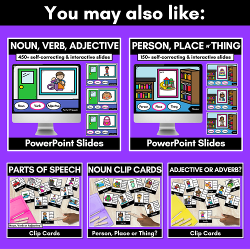 Resource preview 4 for Adjective or Adverb Interactive PowerPoint Slides