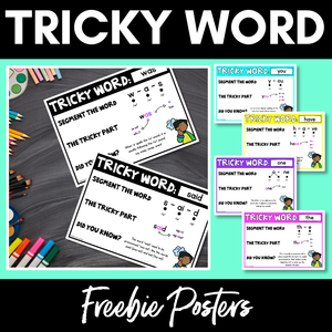 WORDS WITH TRICKY SPELLINGS Freebie | High Frequency Words