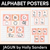6 for ALPHABET POSTERS - The Jagun Collection