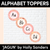 1 for ALPHABET TOPPERS - The Jagun Collection