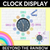 1 for CLOCK DISPLAY - The Kasey Rainbow Collection