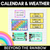 1 for CALENDAR & WEATHER DISPLAY- The Kasey Rainbow Collection