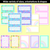 2 for EDITABLE LABELS- The Kasey Rainbow Collection - RAINBOW SPECKLES