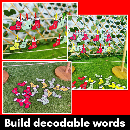 Resource preview 4 for Christmas Activities for Kindergarten | Hang the Clothes