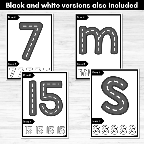 Resource preview 4 for FINE MOTOR TEMPLATES Drive It Trace It