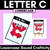 1 for Beginning Sound Crafts - LOWERCASE Letter C - C is for Crab