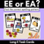 1 for EE or EA - Pick the correct spelling pattern - Long E Task Cards