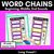 1 for Long Vowel I Word Chains for Beginning, Middle & End Sounds-Decodable Activities 