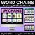 1 for Long Vowel O Word Chains for Beginning, Middle & End Sounds - Decodable PowerPoint 