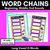 1 for Long Vowel O Word Chains for Beginning, Middle & End Sounds-Decodable Activities  