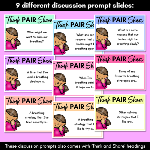 Resource preview 3 for Breathing Exercises for Kids - Mindful Breathing PowerPoint Slides