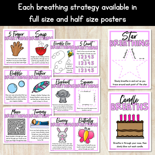 Resource preview 2 for Breathing Exercises for Kids - Mindful Breathing Strategies