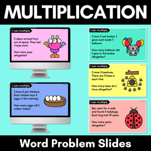 Multiplication Word Problem Slides