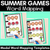 1 for Summer Games Word Mapping Templates 