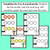 3 for Summer Games Word Mapping Templates 