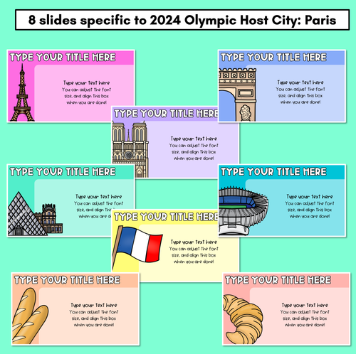 Resource preview 5 for Summer Games - Editable Slides for Summer Games Activities