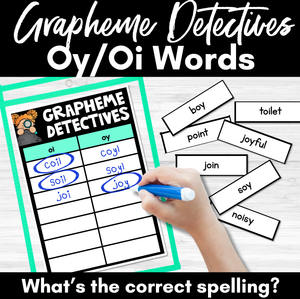 Oy Sound Words Game - Grapheme Detectives