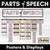 1 for Parts of Speech Posters NEUTRAL COLOURS