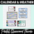 1 for PASTEL CLASSROOM DECOR Calendar and Weather Display