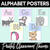 1 for PASTEL CLASSROOM DECOR Alphabet Posters - All Aussie Fonts