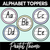 1 for PASTEL CLASSROOM DECOR Alphabet Toppers