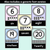 2 for PASTEL CLASSROOM DECOR Number Posters