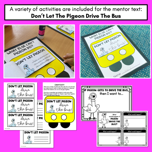 Resource preview 2 for Persuasive Writing Templates & Slides - Don't Let The Pigeon Drive The Bus