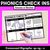 1 for PHONICS CHECK INS - Consonant Digraphs qu ng + x - No Prep Phonics Assessments  