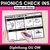 1 for PHONICS CHECK INS - Diphthong OU OW - No Prep Phonics Assessments