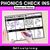 1 for PHONICS CHECK INS - CVC Words & CVCC CCVC Words Set 1 - No Prep Phonics Assessments 