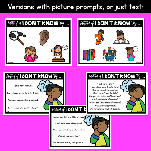 Resource preview 3 for No Hands Up Templates