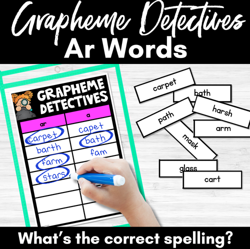 Resource preview 1 for R-Controlled Vowel Ar Sound Game