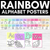 1 for Alphabet Posters RAINBOW - ALL AUSSIE FONTS