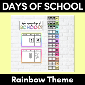 Days of School RAINBOW THEME