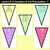 3 for RAINBOW CLASSROOM DECOR - Alphabet & Number Accents + Bunting
